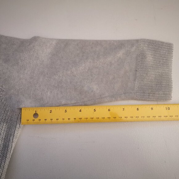 Reitmans Ladies 3/4 Length Sleeves Size XS Light Grey Lightweight Open Cardigan - Picture 8 of 10